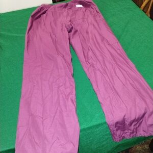 Burgundy UA Brand Scrub Pants